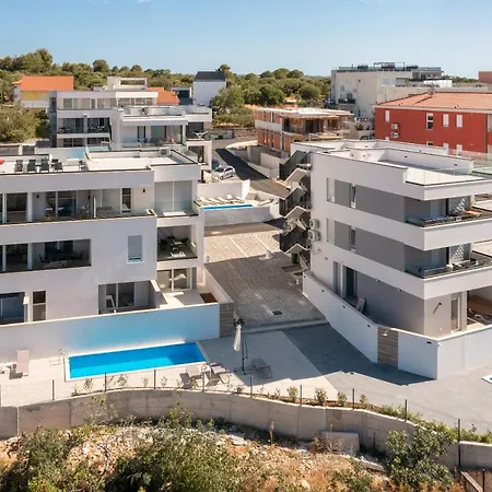Alegria In Okrug With Heated Pool, Sea View, Jacuzzi, Wifi * Trogir